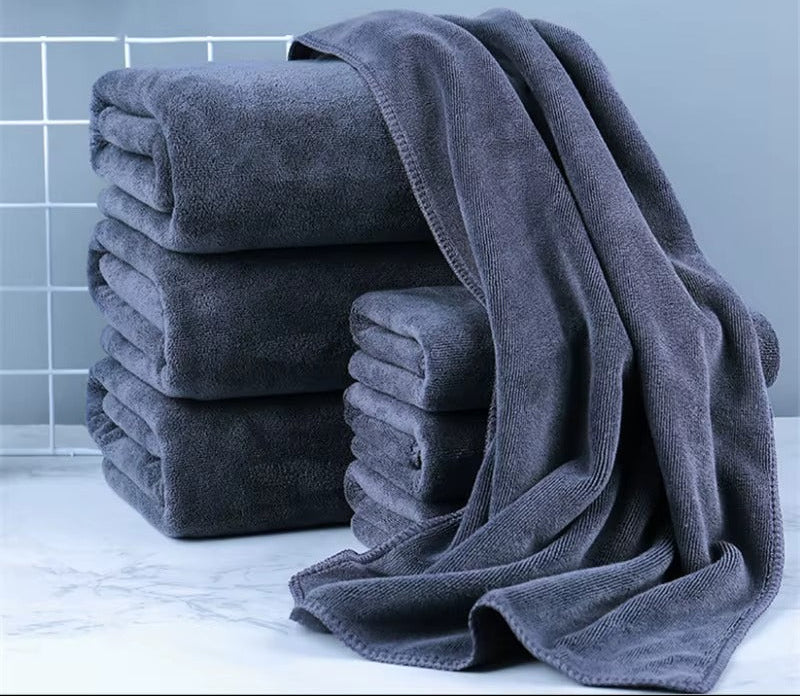 Bath Towel New 70*140cm For Adults High Quality Thicken Soft Shower Spa Sport Travel Towel Microfiber Large Towel 80*180cm