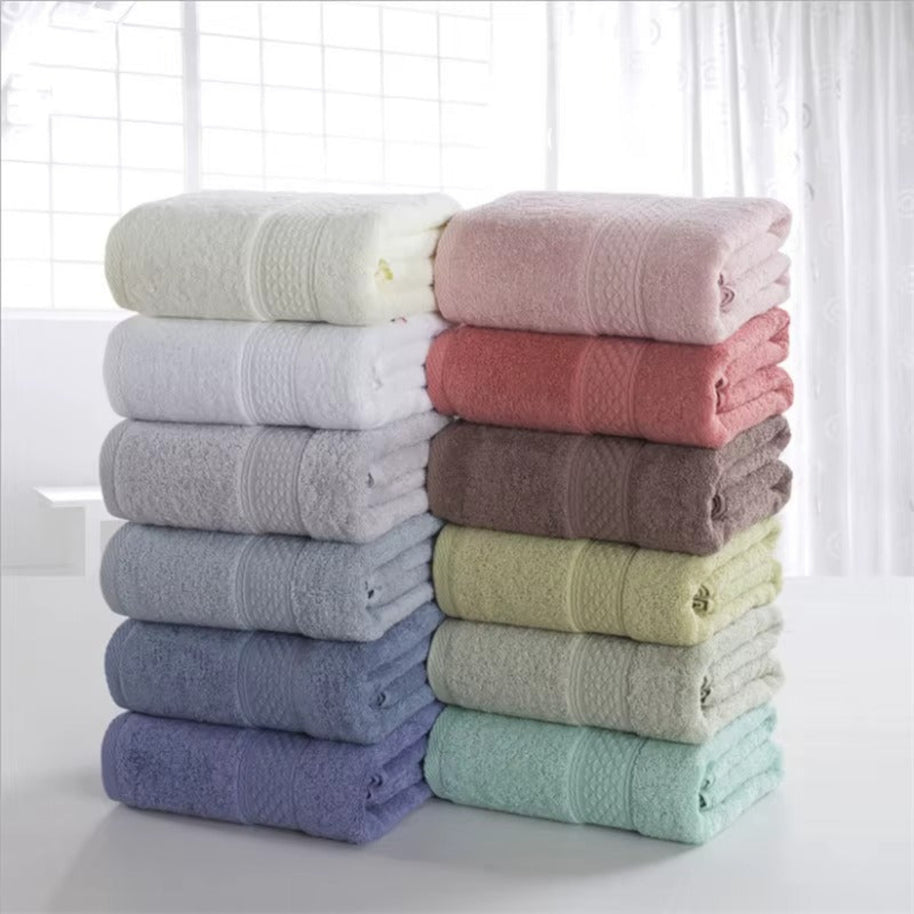 Pure Cotton Towel Set Adult Washing Face Bath Household Hotel Man And Women Soft Bath Towel Absorbent Towels
