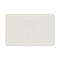 Indoor Diatomite Stone Bath Mat Diatom Mud Soft Mat Water Absorption Quick Drying Diatomite Stone Shower Mat Entryway Rugs