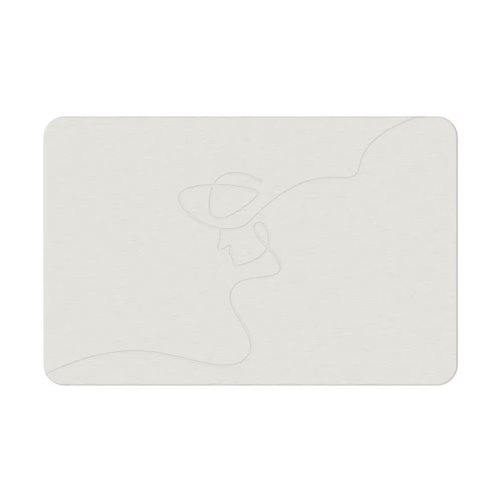 Indoor Diatomite Stone Bath Mat Diatom Mud Soft Mat Water Absorption Quick Drying Diatomite Stone Shower Mat Entryway Rugs