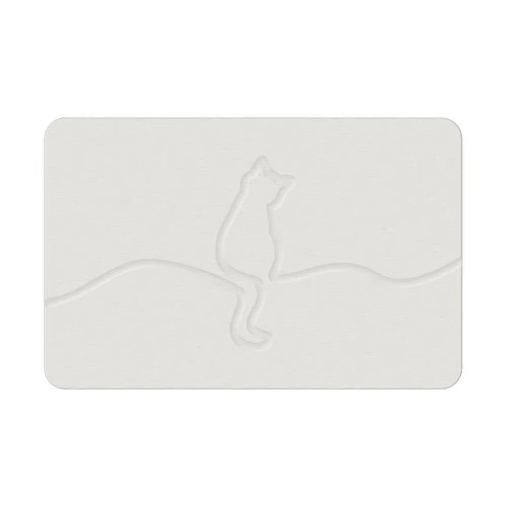 Indoor Diatomite Stone Bath Mat Diatom Mud Soft Mat Water Absorption Quick Drying Diatomite Stone Shower Mat Entryway Rugs