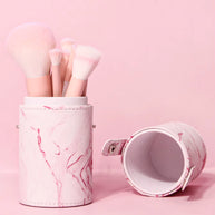 Multi-Function Cosmetic Brush Set, 12 pcs pink Fiber Makeup Brush Kit For Women With Makeup brush storage bucket