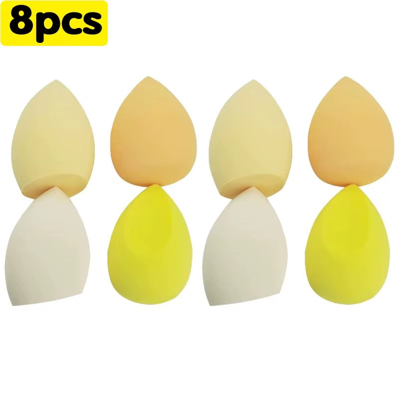 4-16 Pieces Makeup Sponge-Powder Puff Dry and Wet Combined Beauty Cosmetic Ball Foundation Powder Puff Bevel Cut Make Up Sponge Tools