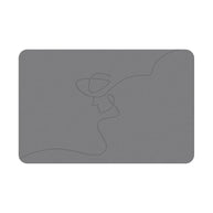 Indoor Diatomite Stone Bath Mat Diatom Mud Soft Mat Water Absorption Quick Drying Diatomite Stone Shower Mat Entryway Rugs