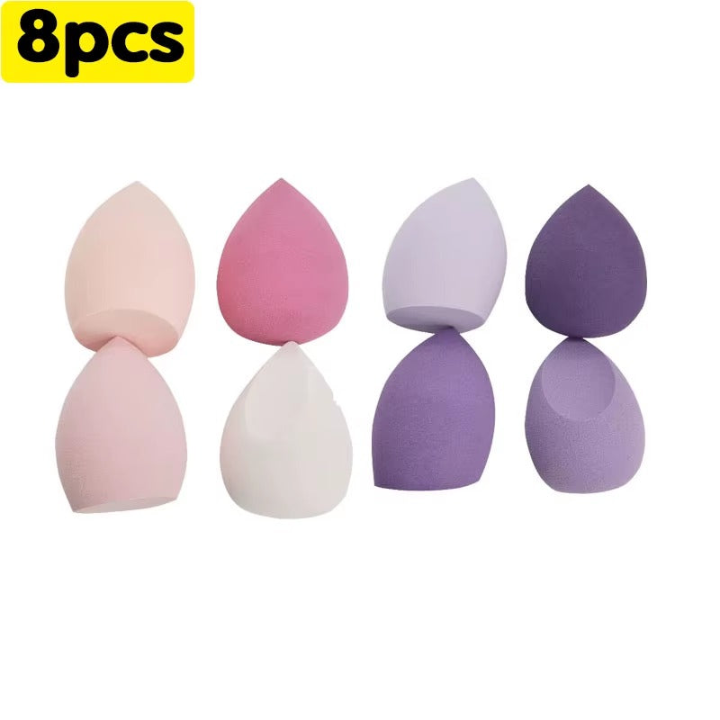 4-16 Pieces Makeup Sponge-Powder Puff Dry and Wet Combined Beauty Cosmetic Ball Foundation Powder Puff Bevel Cut Make Up Sponge Tools