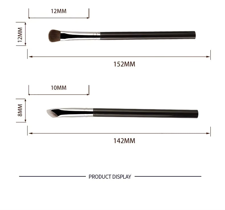 13-Piece Vegan Makeup Brush Set Hypoallergenic Soft Synthetic Brushes for Eye Contouring & Full Face,Professional Cosmetic Tools