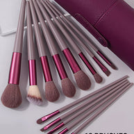 13 pieces of Professional Makeup Brushes Set Soft Fluffy Foundation Eyeshadow Concealer Blending Blush Brush Kabuki and bucket storage
