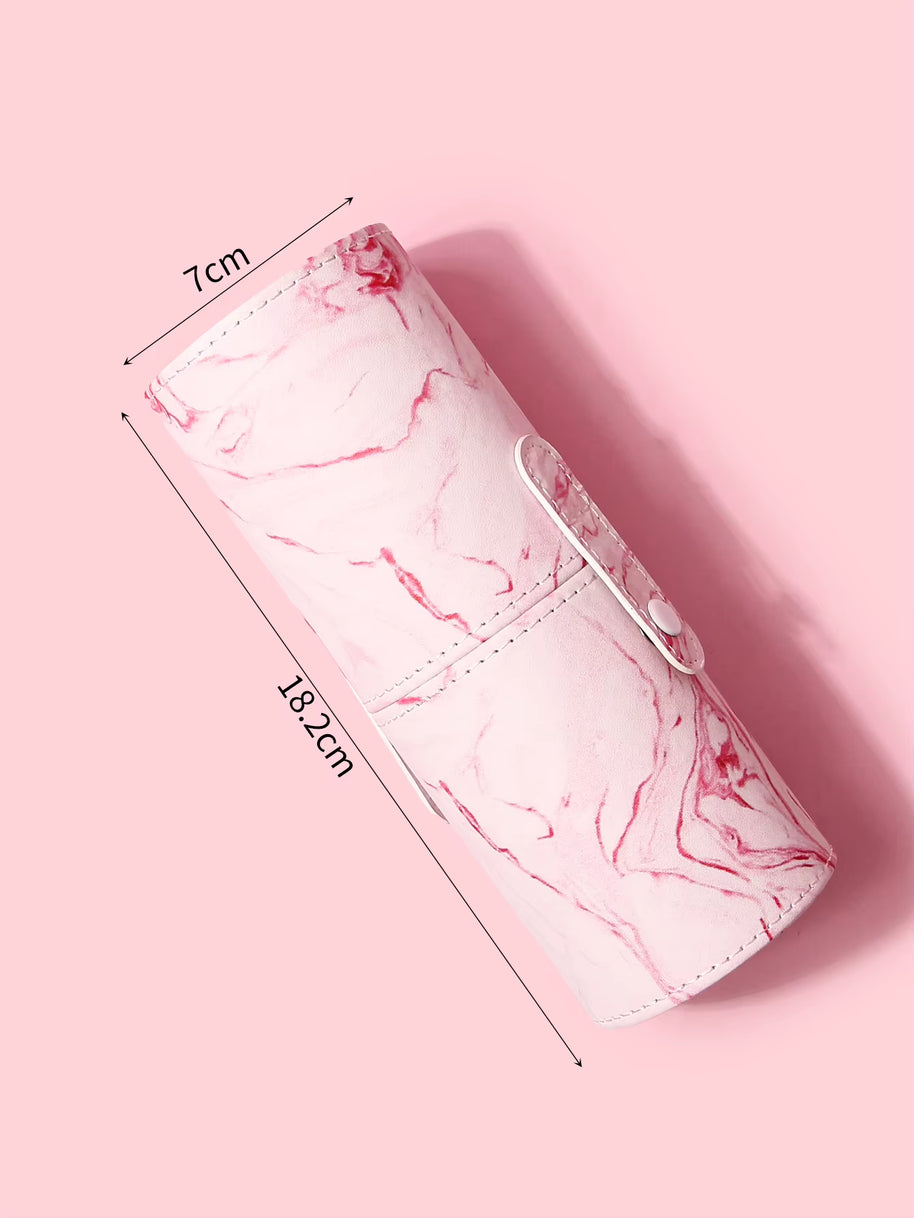 Multi-Function Cosmetic Brush Set, 12 pcs pink Fiber Makeup Brush Kit For Women With Makeup brush storage bucket