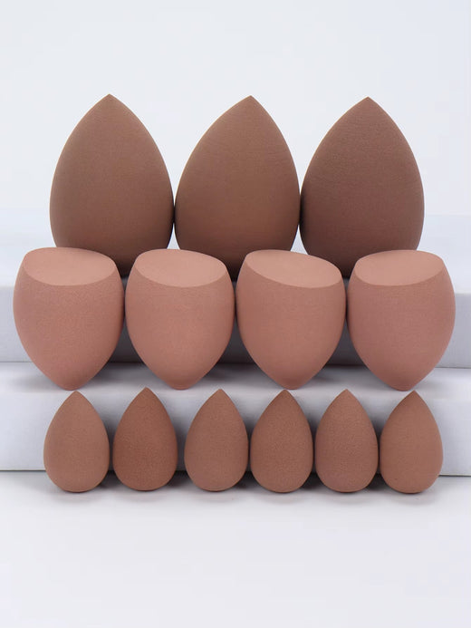13 Pieces Large, Medium and Small Makeup Sponges, Which Become Larger When Exposed to Water