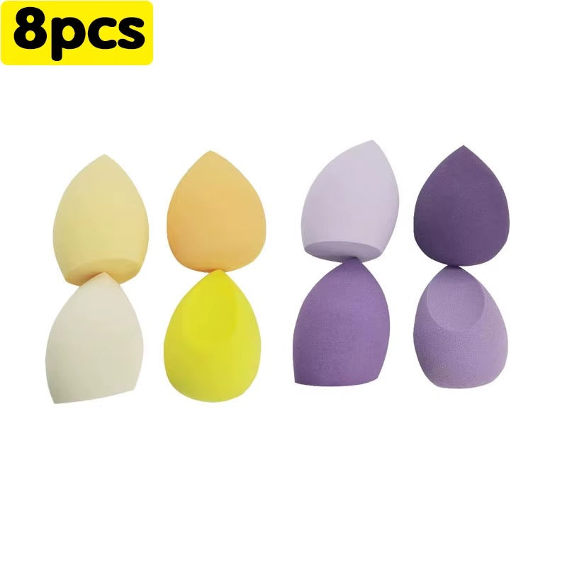 4-16 Pieces Makeup Sponge-Powder Puff Dry and Wet Combined Beauty Cosmetic Ball Foundation Powder Puff Bevel Cut Make Up Sponge Tools