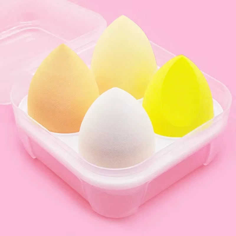 4-16 Pieces Makeup Sponge-Powder Puff Dry and Wet Combined Beauty Cosmetic Ball Foundation Powder Puff Bevel Cut Make Up Sponge Tools