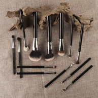 13-Piece Vegan Makeup Brush Set Hypoallergenic Soft Synthetic Brushes for Eye Contouring & Full Face,Professional Cosmetic Tools