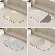 Super Absorbent Kitchen Floor Mat Long Diatomite Kitchen Rug Soft Washable Carpets Anti Slip Bathroom Entrance Doormat
