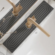 Super Absorbent Fast Drying Faucet Mat Diatom Mud Reusable Faucet Drain Pad Non-Slip Moisture-proof Counter Protector