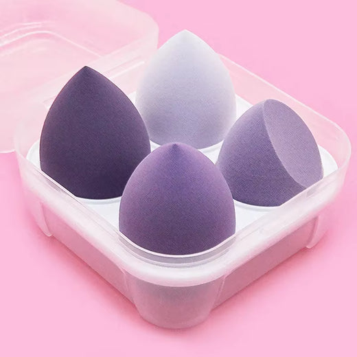 4-16 Pieces Makeup Sponge-Powder Puff Dry and Wet Combined Beauty Cosmetic Ball Foundation Powder Puff Bevel Cut Make Up Sponge Tools