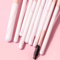 Multi-Function Cosmetic Brush Set, 12 pcs pink Fiber Makeup Brush Kit For Women With Makeup brush storage bucket