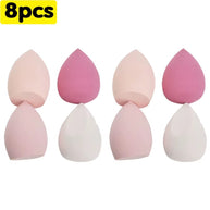 4-16 Pieces Makeup Sponge-Powder Puff Dry and Wet Combined Beauty Cosmetic Ball Foundation Powder Puff Bevel Cut Make Up Sponge Tools