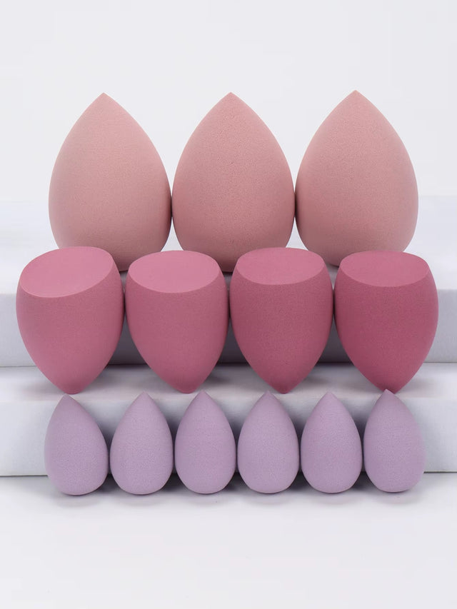 13 Pieces Large, Medium and Small Makeup Sponges, Which Become Larger When Exposed to Water
