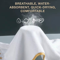 8pcs Luxury Hotel High Quality Cotton Bath Towel Set, Including Soft Absorbent Quick-Drying Set, Suitable for Bathroom.