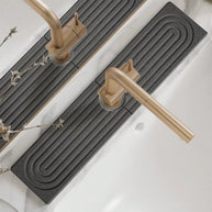 Super Absorbent Fast Drying Faucet Mat Diatom Mud Reusable Faucet Drain Pad Non-Slip Moisture-proof Counter Protector