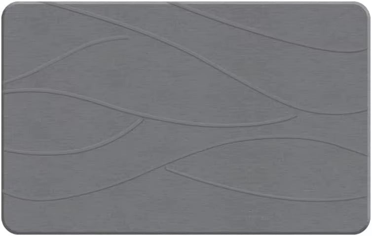 Stone Bath Mat Diatomaceous Earth Shower Mat Non-Slip Super Absorbent Diatomite Stone Bath Mats for Bathroom Floor Quick Drying