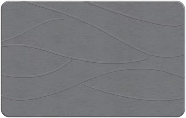 Stone Bath Mat Diatomaceous Earth Shower Mat Non-Slip Super Absorbent Diatomite Stone Bath Mats for Bathroom Floor Quick Drying