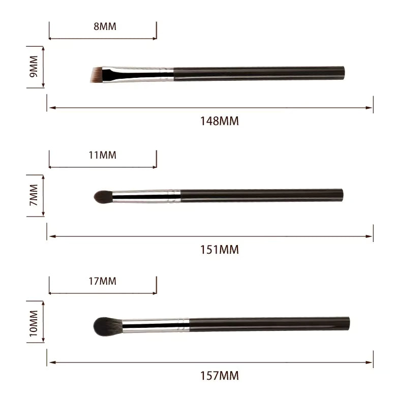 13-Piece Vegan Makeup Brush Set Hypoallergenic Soft Synthetic Brushes for Eye Contouring & Full Face,Professional Cosmetic Tools