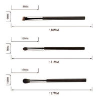 13-Piece Vegan Makeup Brush Set Hypoallergenic Soft Synthetic Brushes for Eye Contouring & Full Face,Professional Cosmetic Tools