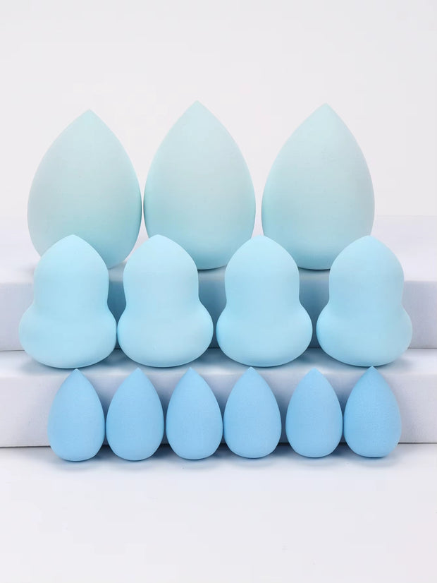 13 Pieces Large, Medium and Small Makeup Sponges, Which Become Larger When Exposed to Water