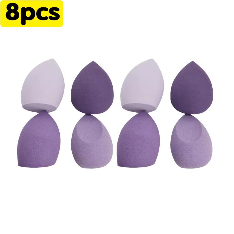 4-16 Pieces Makeup Sponge-Powder Puff Dry and Wet Combined Beauty Cosmetic Ball Foundation Powder Puff Bevel Cut Make Up Sponge Tools