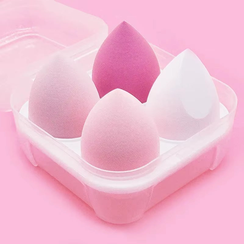 4-16 Pieces Makeup Sponge-Powder Puff Dry and Wet Combined Beauty Cosmetic Ball Foundation Powder Puff Bevel Cut Make Up Sponge Tools