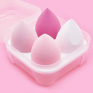 4-16 Pieces Makeup Sponge-Powder Puff Dry and Wet Combined Beauty Cosmetic Ball Foundation Powder Puff Bevel Cut Make Up Sponge Tools