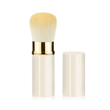1pc Retractable Brush Makeup Brush Powder Blusher Powder Brush Mini Multi-function Portable With Aluminum Handle