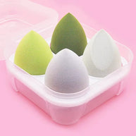 4-16 Pieces Makeup Sponge-Powder Puff Dry and Wet Combined Beauty Cosmetic Ball Foundation Powder Puff Bevel Cut Make Up Sponge Tools