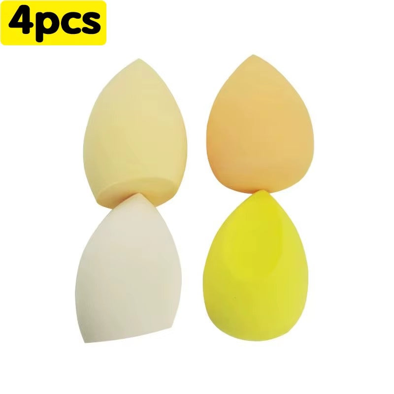 4-16 Pieces Makeup Sponge-Powder Puff Dry and Wet Combined Beauty Cosmetic Ball Foundation Powder Puff Bevel Cut Make Up Sponge Tools