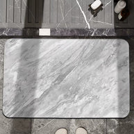 Diatomite Carpet Home Decor Bathroom Porch Imitation Marble Texture Absorbent, Non-Slip And Dirt-Resistant, Easy To Clean