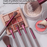 13 pieces of Professional Makeup Brushes Set Soft Fluffy Foundation Eyeshadow Concealer Blending Blush Brush Kabuki and bucket storage