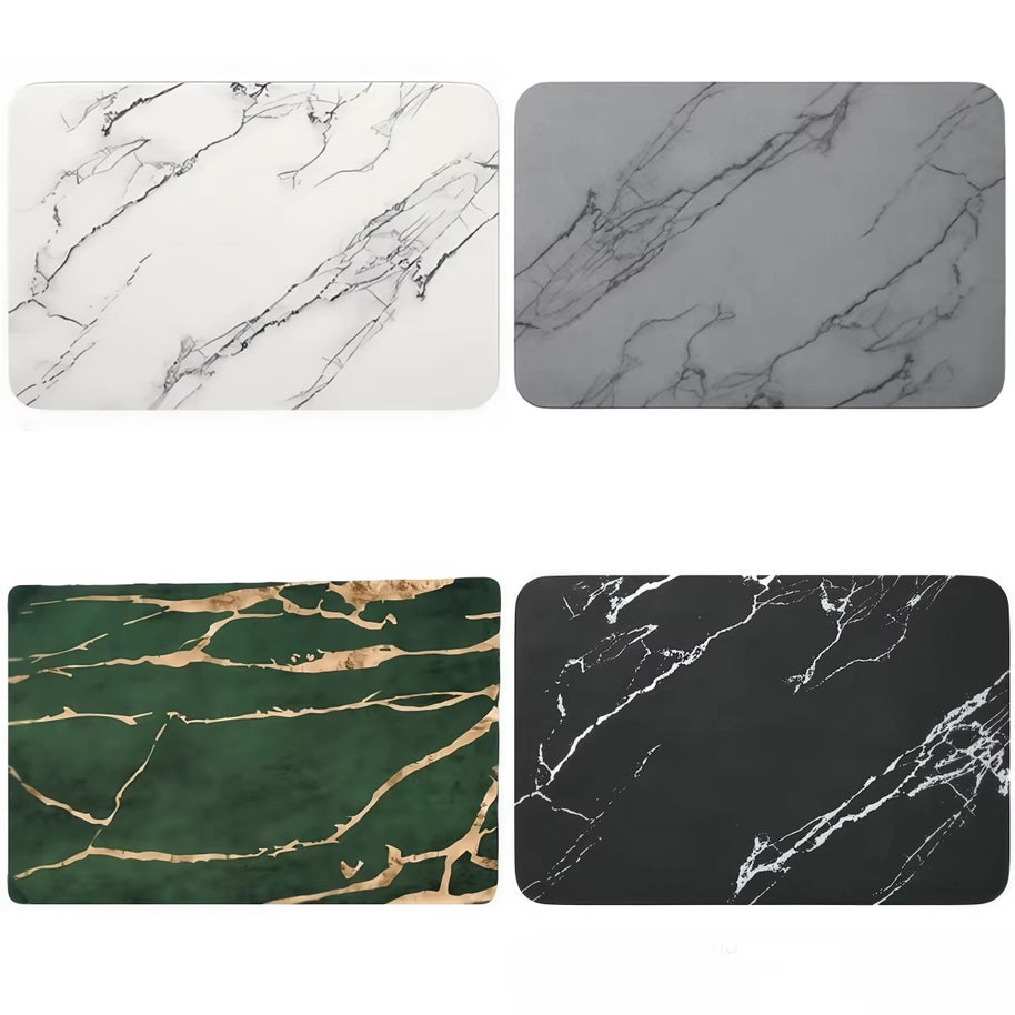 Bathroom Rug Bath Diatomite Stone PU Floor Mat Non Slip Quick Dry Pad Shower Toilet Rug Doormat Washable