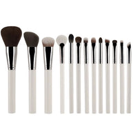 13-Piece Vegan Makeup Brush Set Hypoallergenic Soft Synthetic Brushes for Eye Contouring & Full Face,Professional Cosmetic Tools