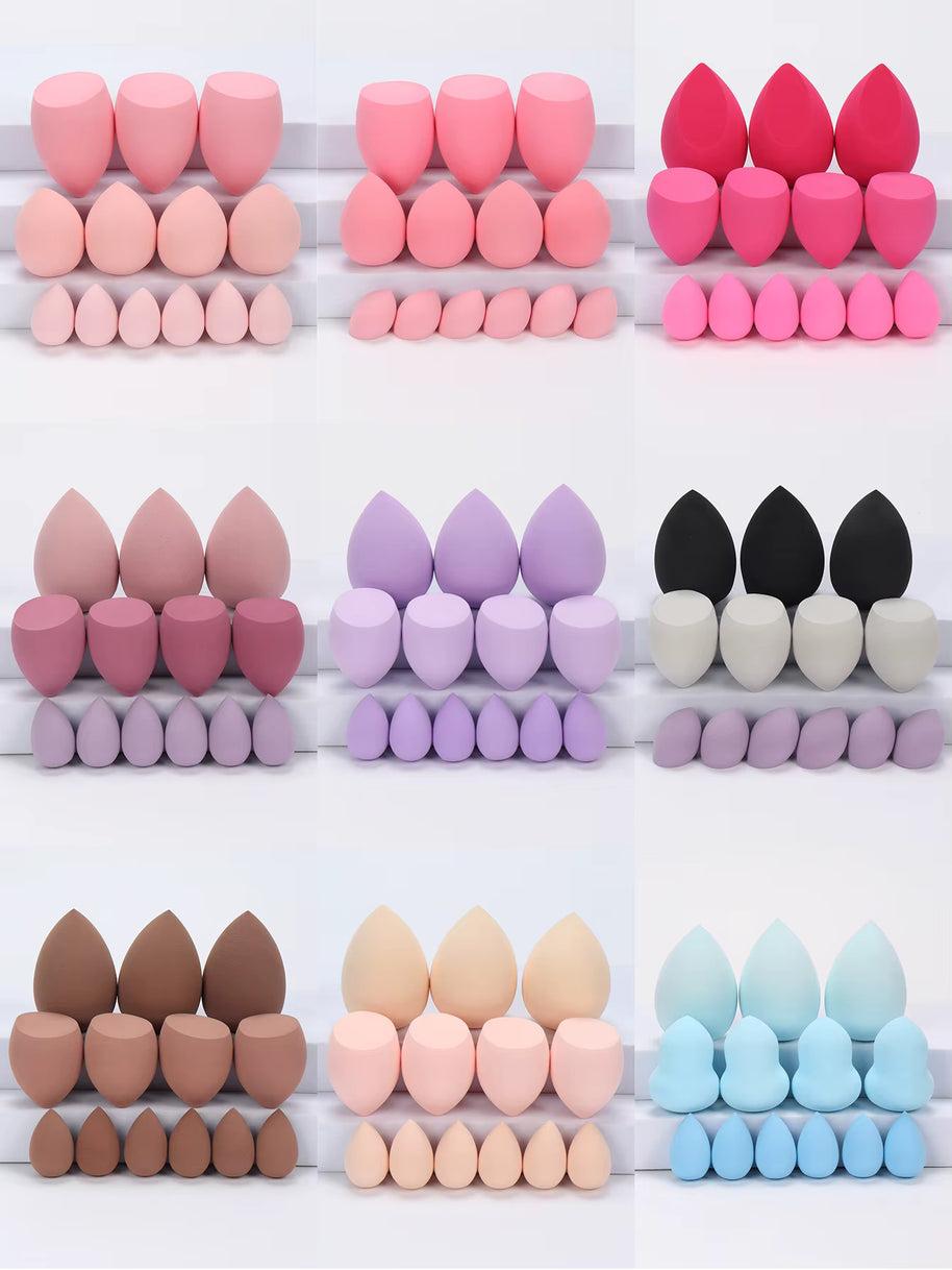 13 Pieces Large, Medium and Small Makeup Sponges, Which Become Larger When Exposed to Water