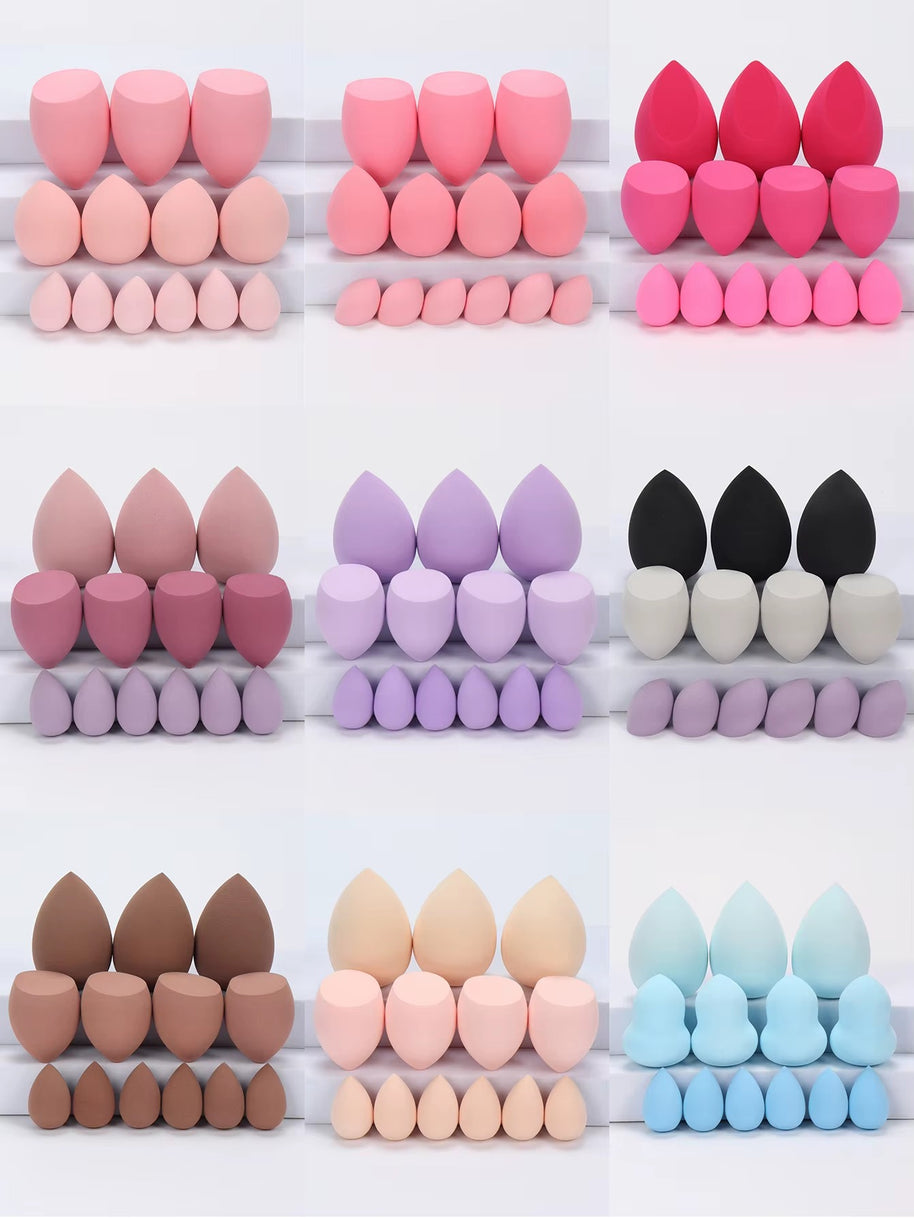 13 Pieces Large, Medium and Small Makeup Sponges, Which Become Larger When Exposed to Water