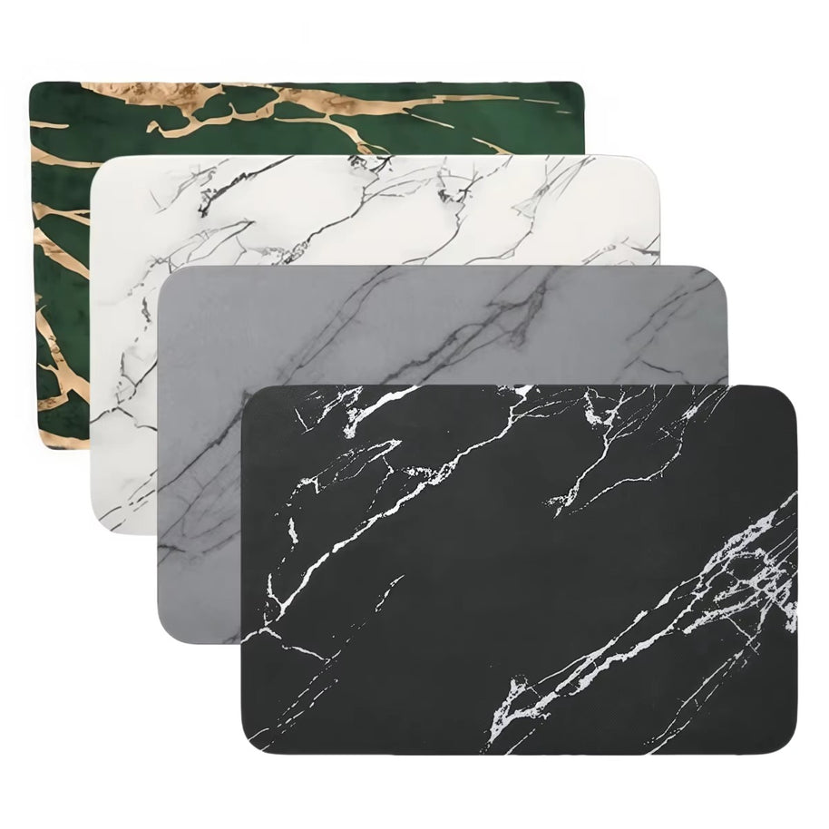 Bathroom Rug Bath Diatomite Stone PU Floor Mat Non Slip Quick Dry Pad Shower Toilet Rug Doormat Washable