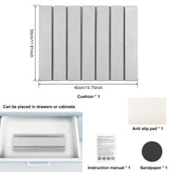 Kitchen Drying Mat Foldable Stone Dish Absorbent Drying Mat Nonslip Drying Pad Coffee Dish Drainer Mat Stone Kitchen Accessories