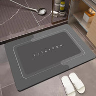 Bathroom Anti Slip Quick Dry Rug Cat Pattern Absorbent Wear Resistant Easy Clean Bath Mat Home Decor