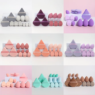 12-Piece All-Purpose Makeup Sponge Set, Made of 3 Loose Powder Puffs, 3 Mini Air Cushion Puffs, 3 Beauty Eggs and 3 Mini Beauty