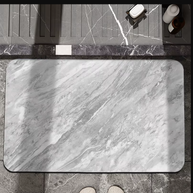 Diatomite Carpet Home Decor Bathroom Porch Imitation Marble Texture Absorbent, Non-Slip And Dirt-Resistant, Easy To Clean