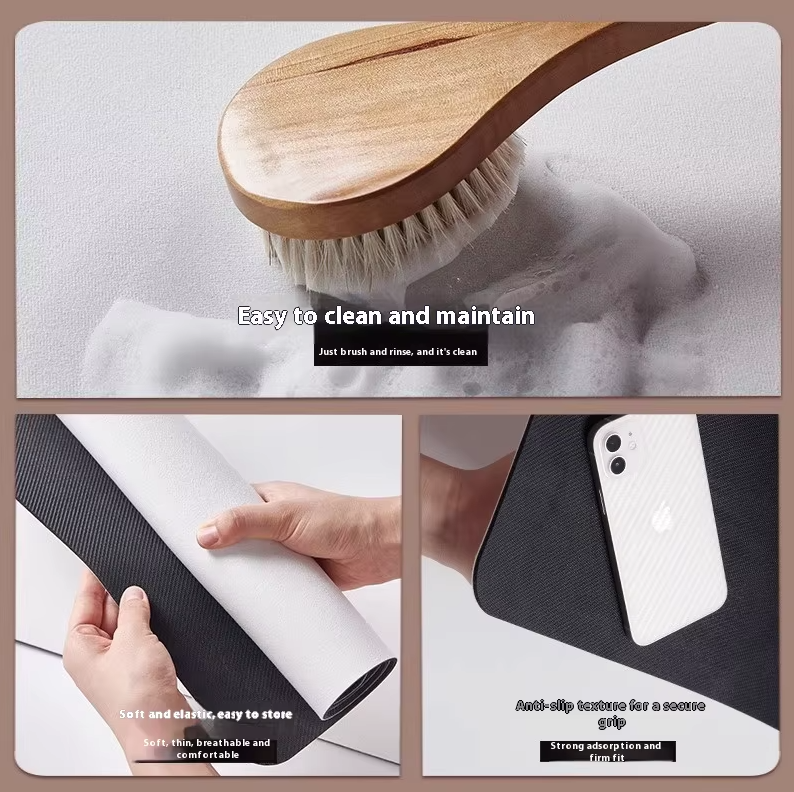 Bathroom Anti Slip Quick Dry Rug Cat Pattern Absorbent Wear Resistant Easy Clean Bath Mat Home Decor