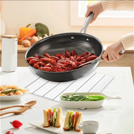 Kitchen Drying Mat Foldable Stone Dish Absorbent Drying Mat Nonslip Drying Pad Coffee Dish Drainer Mat Stone Kitchen Accessories