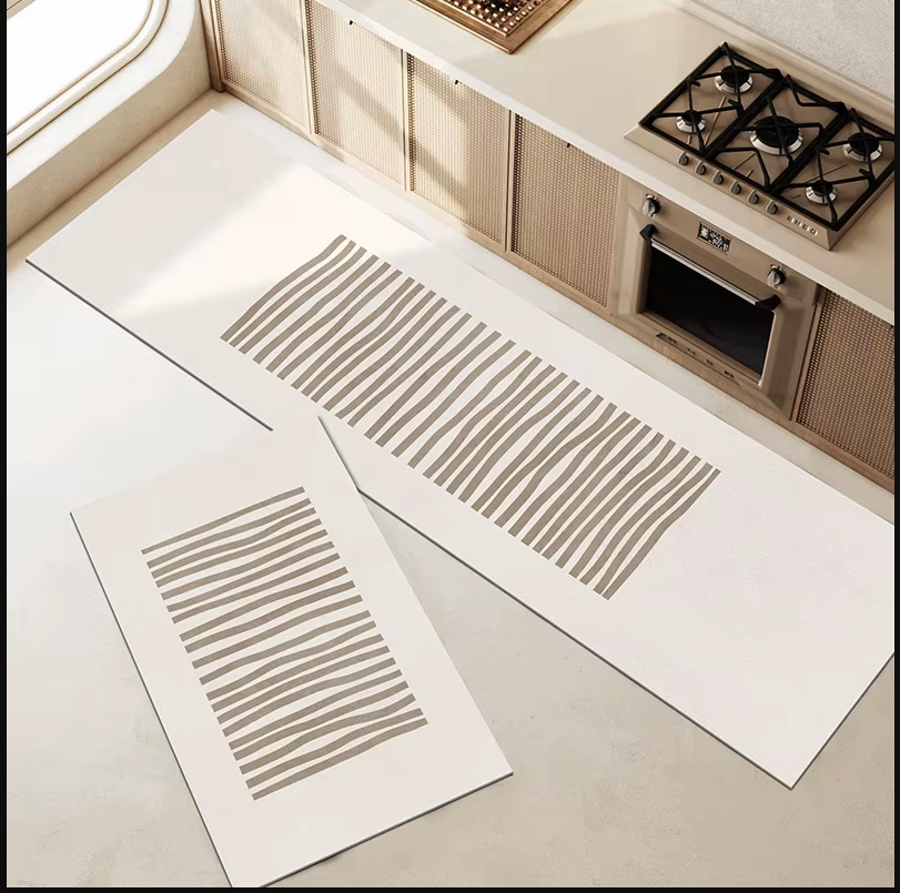 Super Absorbent Kitchen Floor Mat Long Diatomite Kitchen Rug Soft Washable Carpets Anti Slip Bathroom Entrance Doormat
