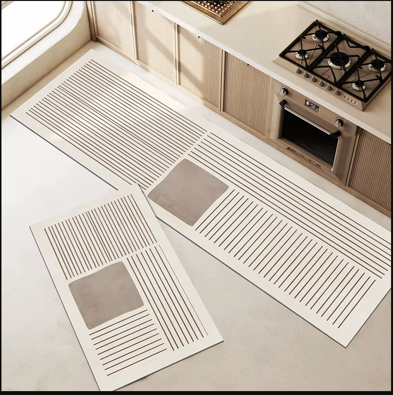 Super Absorbent Kitchen Floor Mat Long Diatomite Kitchen Rug Soft Washable Carpets Anti Slip Bathroom Entrance Doormat